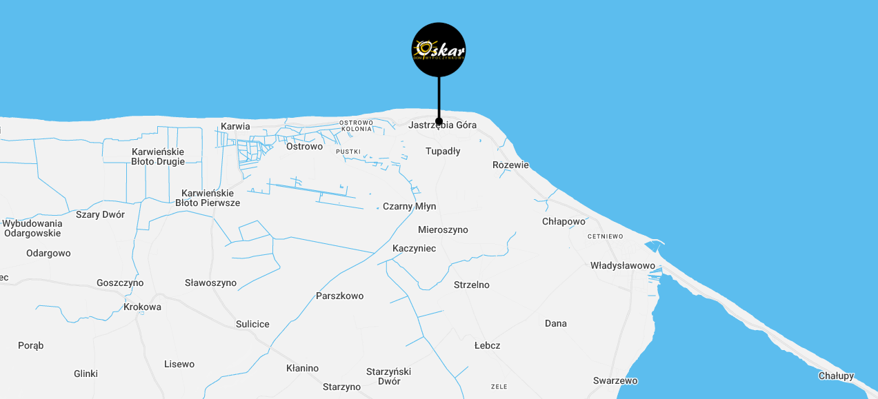 Mapa Dom Wypoczynkowy Oskar